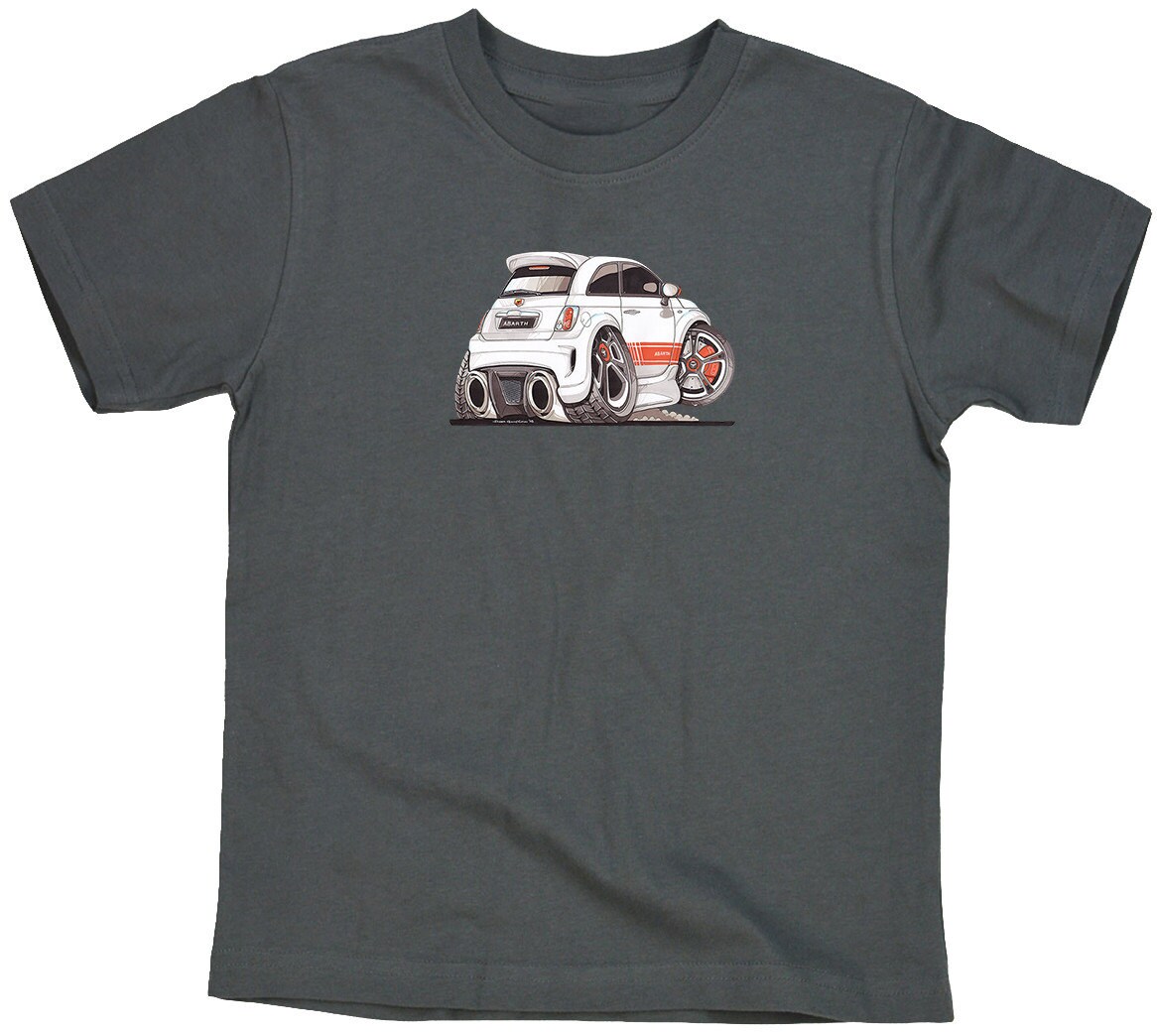 Short Sleeved Cotton Tee Shirts Young Men Abarth-Logo Short Sleeved Cotton Tee Shirts Young Men Abarth-Logo