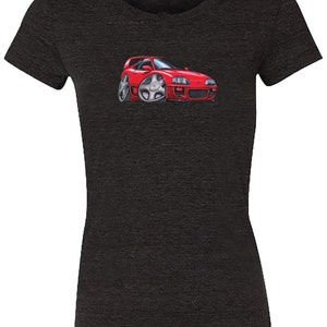 Toyota Supra achterzijde Koolart T-Shirt vrouwen | Etsy Nederland