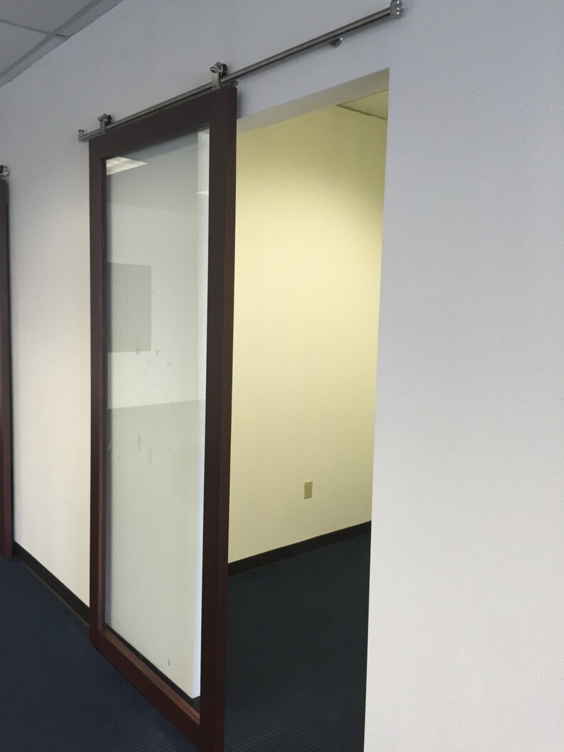 Custom Glass Barn Doors Etsy