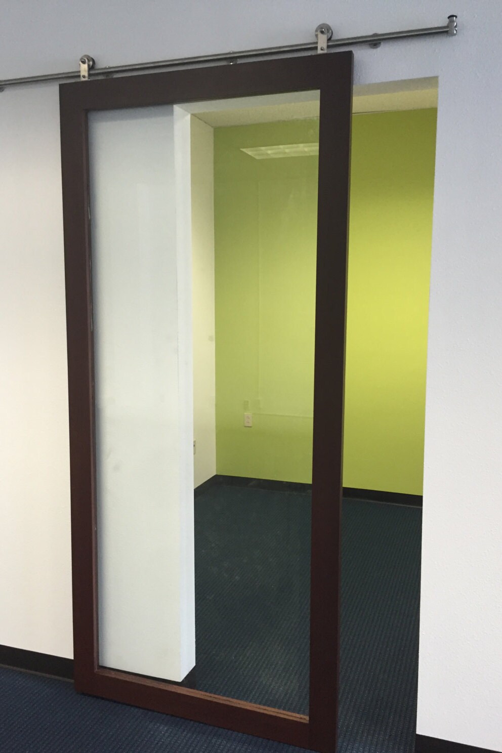 Custom Glass Barn Doors Etsy