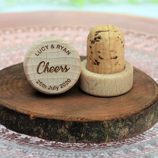 Wedding favors for guests in bulk, Engraved Wine Stoppers, Wedding favors, Personalized wedding favors • AA005