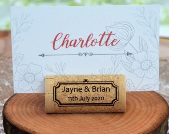 Wine cork place card holders bulk • AA038