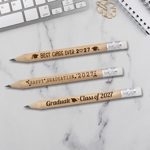 Graduation party decorations, Personalized Pencil, Graduation party favors, Graduation gifts, College graduation gift for her • AA112