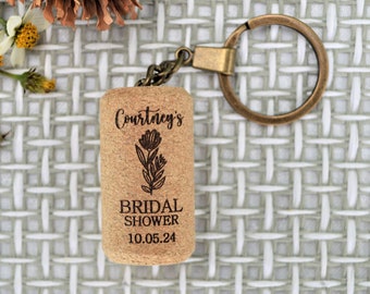 Bridal shower favors for guests. Bridal shower Favor Keychain. Personalized bridal shower gift • AA027