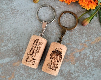 Keyring Funeral favors. for guests to Remember a loved one, Sympathy gift, Personalized memorial gift, Celebration of life • AA053