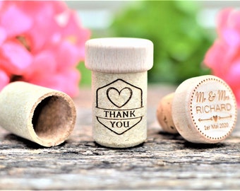 Wedding Favors Wine Stopper - Personalized Wine Cork - Wedding favors • AA068