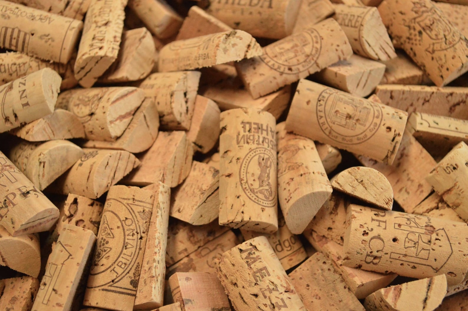 Halves of Corks Used for Crafts Precut Wine Cork Etsy
