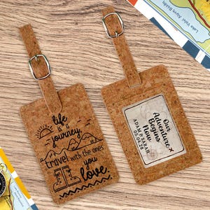 Custom Luggage Tags for Wedding Favors - Unique Travel Gifts, Bridal Keepsakes, Destination Wedding Souvenirs, Personalized Guest Tags AA002