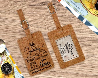 Custom Luggage Tags for Wedding Favors - Unique Travel Gifts, Bridal Keepsakes, Destination Wedding Souvenirs, Personalized Guest Tags AA002