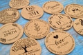 Custom Cork Coaster, Wedding Favors for Guests, Personalized Coaster, Bridal Shower Gift, Party Favors, Business Promotional Item product logo