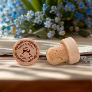 Bomboniere per matrimoni - Tappi per vino personalizzati - Tappi per vino personalizzati