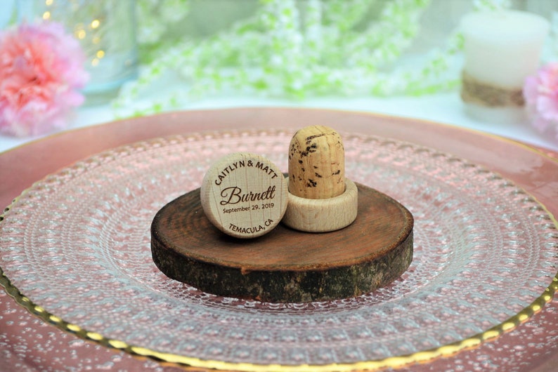 Wedding favors Personalized Wine Stoppers Customized Wine Cork AA005 image 8