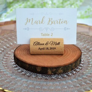 Personalized Wine Cork Place Card Holder: Rustic Wedding Decor - Etsy