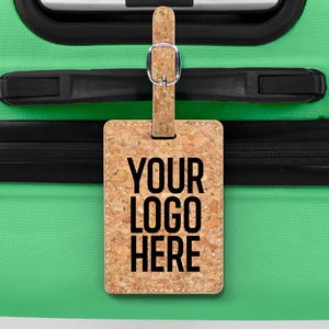 Étiquettes à bagage, Cadeaux d'agences de voyages en vrac, Logo d'entreprise personnalisé, Articles promotionnels pour excursions et aventures, entreprises de tourisme • AA190