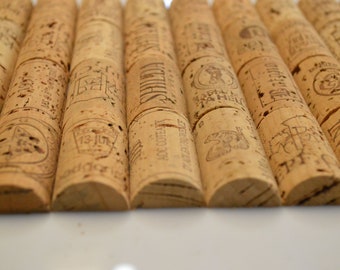 Halves of corks Used for Crafts - Pre-Cut Wine Cork - Corkboard - Wall decor • AA086