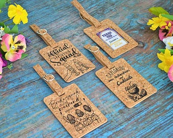 Custom Luggage Tags | Bachelorette Party Favors, Destination Wedding Souvenirs, Unique Travel Gifts, Bridal Keepsakes & Guest Tags • AA103