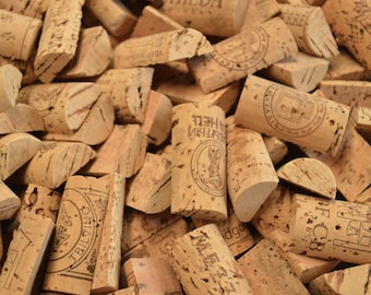 800 Halves of Corks Assorted - The best Halves of Corks from Europe - Different vineyard, hallmarks, and size - Pre-cut Wine Corks • AA086