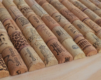 100 Used Halves of Corks Assorted - The best Halves of Corks from Europe - Different vineyard, hallmarks, and size - Pre-cut Wine Corks.