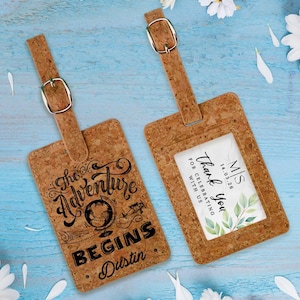 Marque-places personnalisés pour mariage, anniversaire, enterrement de vie de jeune fille, étiquettes de bagage personnalisées, cadeaux, cadeau d'invité, cadeaux de mariage • AA241