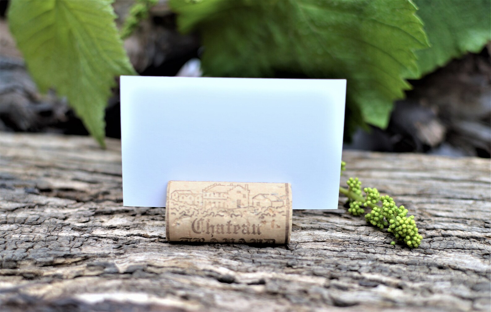 Wine Cork Place Card Holder for Rustic Weddings, Parties and ...