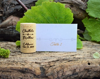 Cork place card holders • AA037