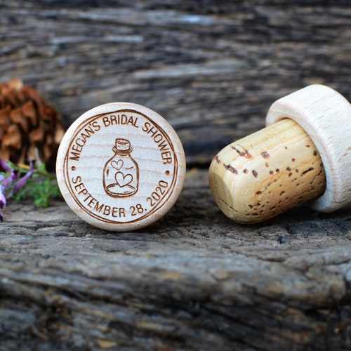 Bachelorette Party Personalized Wine Stopper Shower Favors Etsy