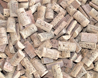 Cork Halves for Crafts | Pre-Cut Wine Corks for DIY Projects | Rustic Corkboard Supplies | Handmade Craft Materials • AA086