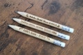 Personalized Bridal Shower Pencils: Engraved Party Favors product logo