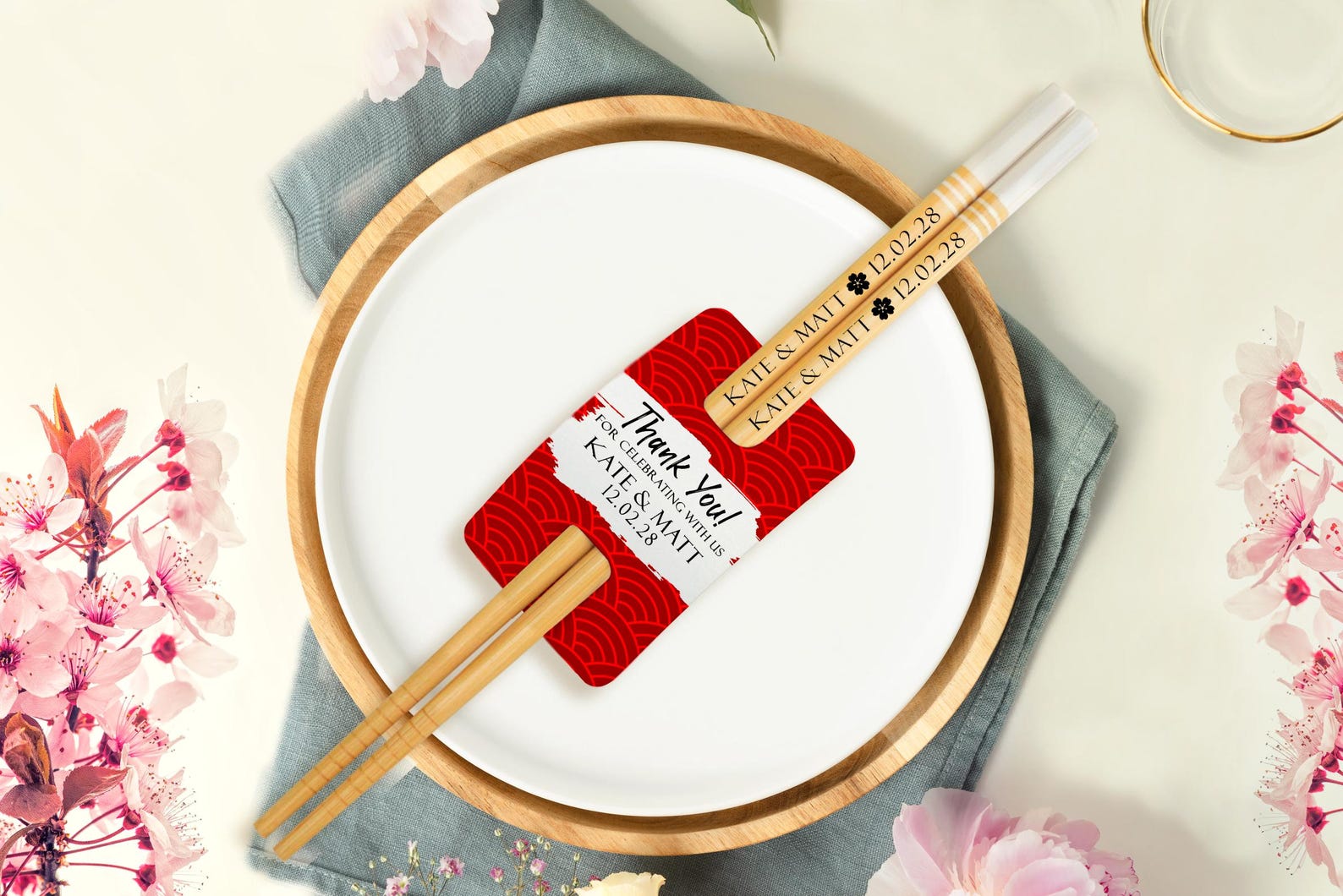 Chopsticks • Wedding Favors • Custom Wedding Keepsakes