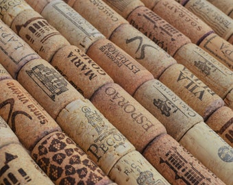 600 Used Halves of Corks Assorted - The best Halves of Corks from Europe - Different vineyard, hallmarks, and size - Pre-cut Wine Corks.
