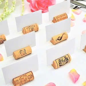 Wine Cork Place Card Holder • AA090