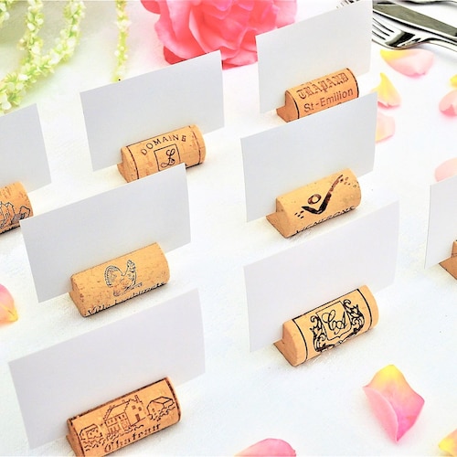 Winery Logo Corks Wine Cork Place Card Holder or Place Etsy