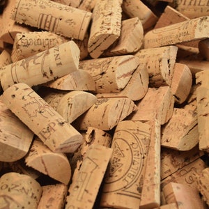 Halves of corks used for Crafts - Pre-Cut Wine Cork - Wall decor - Cork Boards • AA086