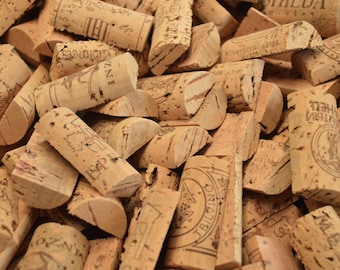 Halves of corks used for Crafts - Pre-Cut Wine Cork - Wall decor - Cork Boards • AA086