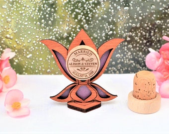 Unique Custom Wine stopper wedding favors for guests • AA069