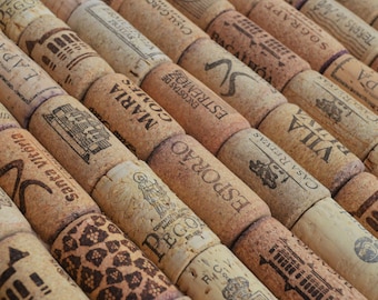 500 Used Halves of Corks Assorted - The best Halves of Corks from Europe - Different vineyard, hallmarks, and size - Pre-cut Wine Corks.
