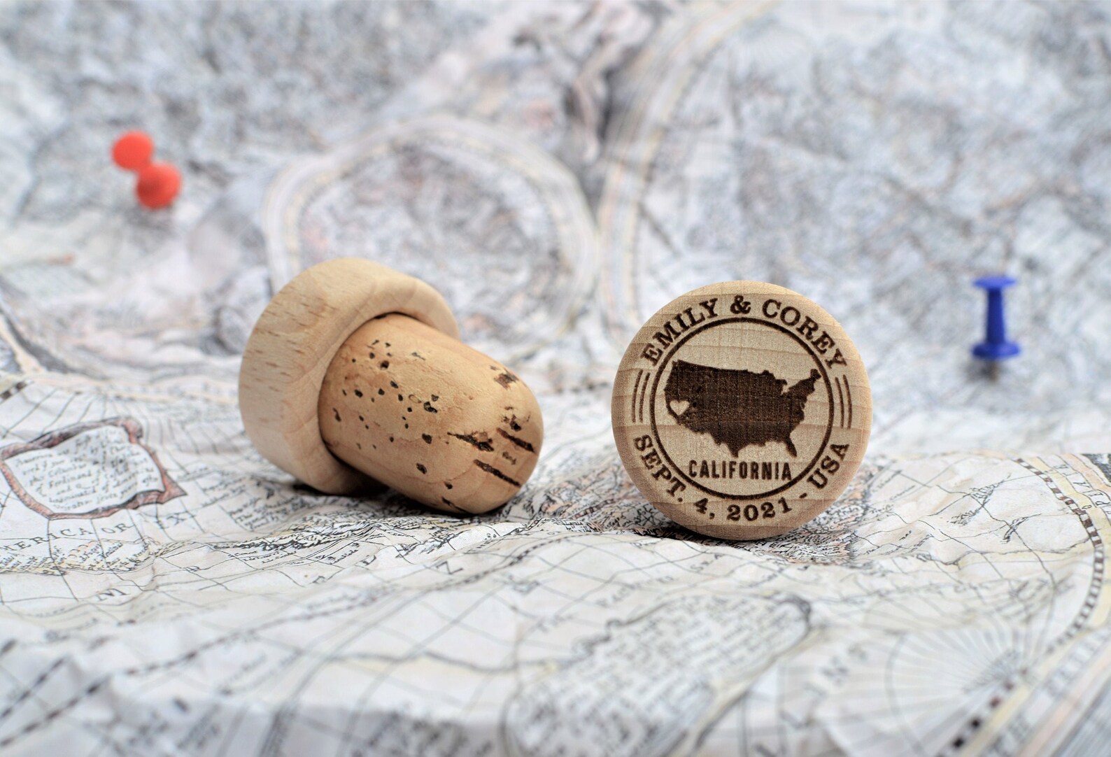 Bulk Wine Stoppers Custom Wine Bottle Stoppers Country Etsy