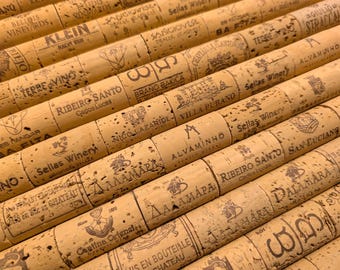 Pre-Cut Wine Corks for DIY Projects | Cork Halves for Crafts | Rustic Corkboard Supplies | Handmade Craft Materials • AA086 USA