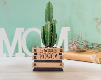 Personalized Mother day appreciation Flowerpot, Mother day gift from daughter, for grandma, for mom • AA202