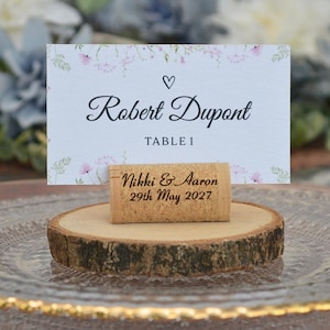 Rustic Wine Cork Place Card Holders – Perfect Eco-friendly Table Decor ...