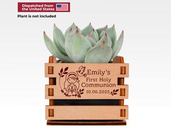 Personalized Mini Succulent Pots • Rustic Wedding Favors for Guests • Custom Plant Pots • Unique Bridal Shower Gifts USA