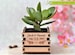Personalized Mini pot for succulent wedding favors - rustic wedding favors 
