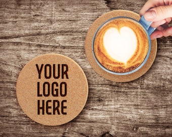 Corporate gifts for clients, Corporate gifts for employees, Cork coasters, Bulk employee appreciation Gifts, Custom Logo • AA184