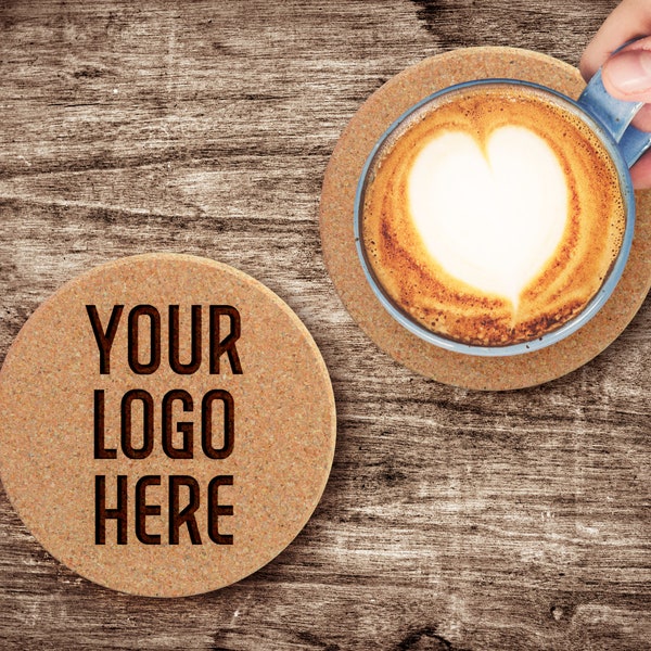 Corporate gifts for clients, Corporate gifts for employees, Cork coasters, Bulk employee appreciation Gifts, Custom Logo • AA184