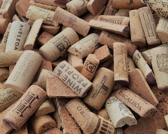 350 Used Halves of Corks Assorted - The best Halves of Corks from Europe - Different vineyard, hallmarks, and size - Pre-cut Wine Corks.