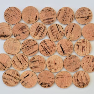 Natural Round Slices of Corks for Crafts and Make Coasters, Wall Decor ...