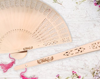 Personalized Mother day appreciation Wood Fan, Mother day gift from daughter, for grandma, for mom • AA206