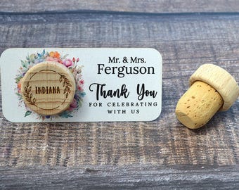 Custom Place cards for Wedding, birthday, Bachelorette party, Events, Personalized Stoppers, Name tags, Guest gift, Table decoration • AA003