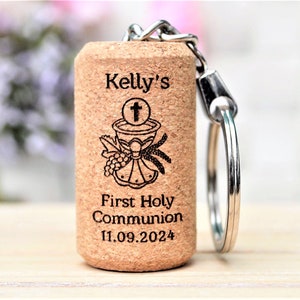 First communion Gifts for boys and Girls, First Communion keepsake, First Communion Keyring • AA046