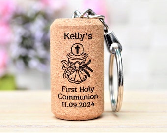 First communion Gifts for boys and Girls, First Communion keepsake, First Communion Keyring • AA046